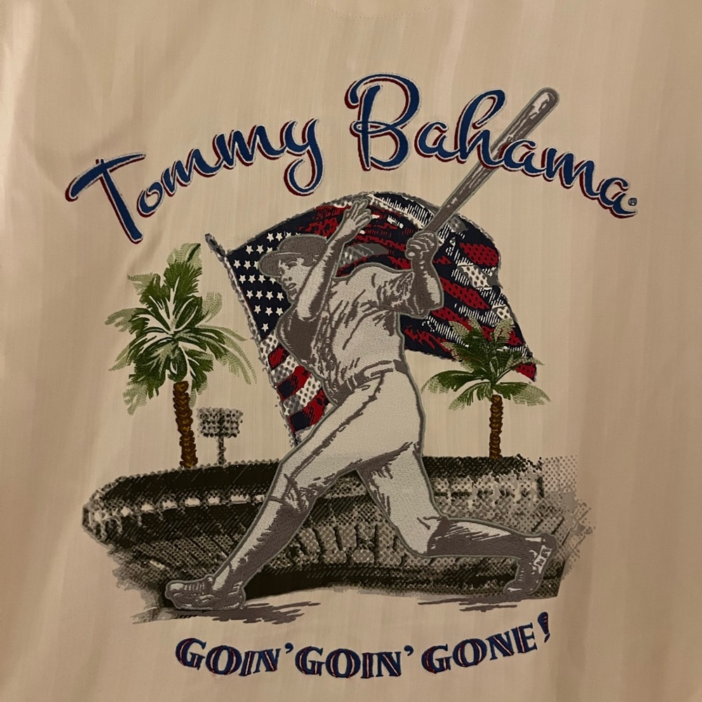 Tommy Bahama Button Down Baseball Shirt